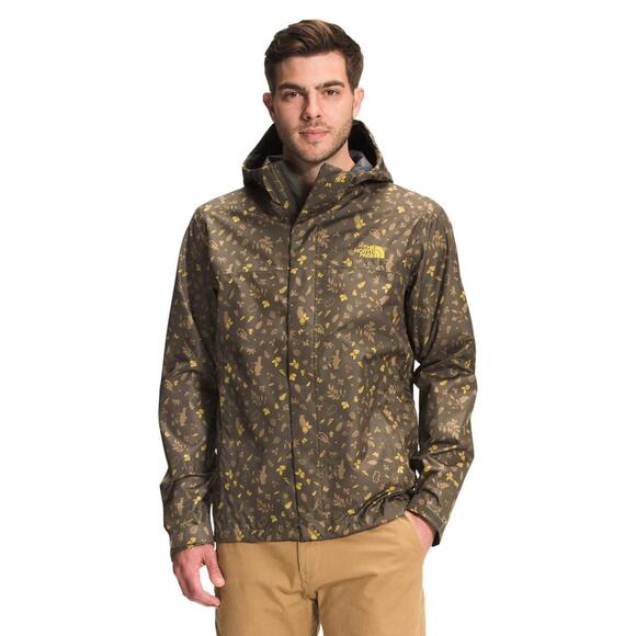 The North Face Men's Venture 2 Waterproof Hooded Rain Jacket, Elements Print, M - Picture 1 of 4
